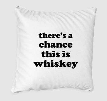 whiskey chance párna