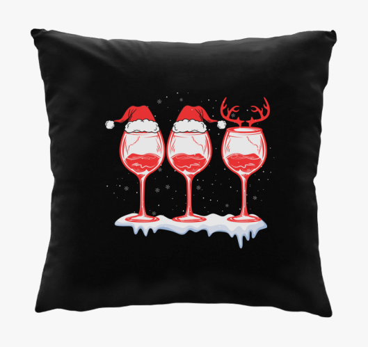 Vörösbor karácsony párna