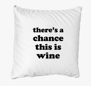 Wine chance párna