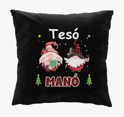 Tesó karácsonyi manó párna