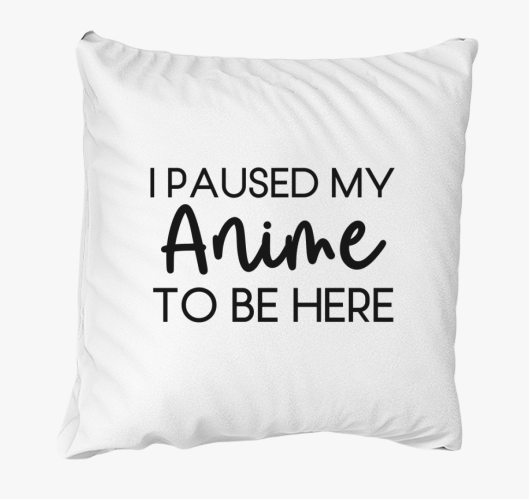 Anime paused párna
