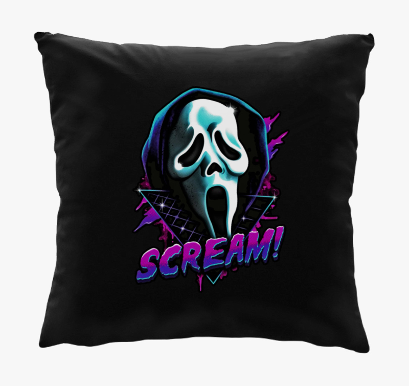 Scream maszk párna