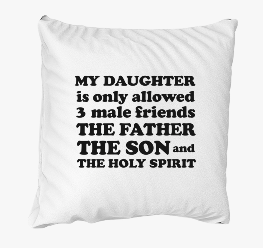 3 male friends párna