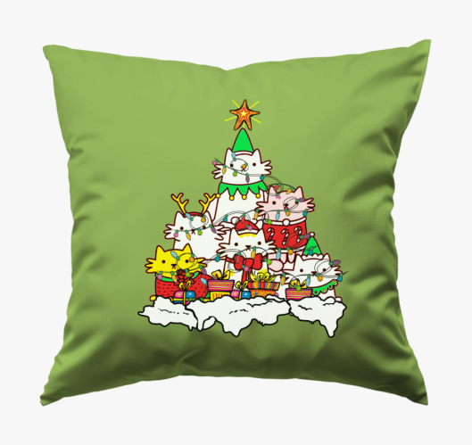 Karácsonyi Cicafa párna
