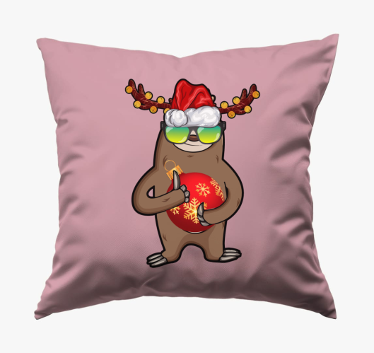 Laza karácsonyi lajhár párna...