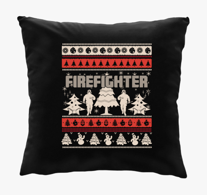 Tűzoltó karácsony párna