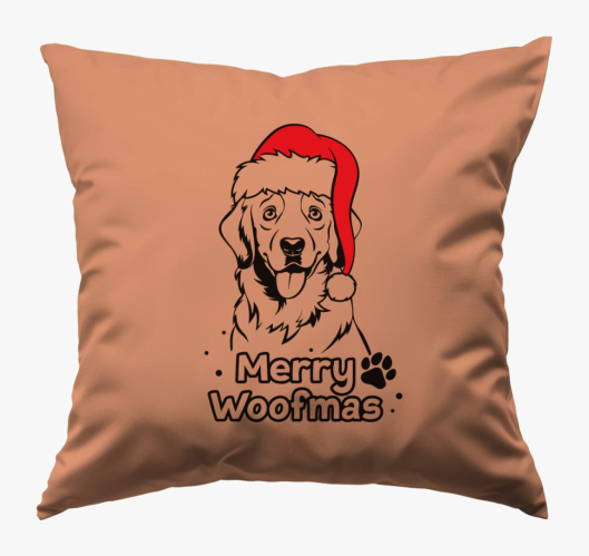 Kutya karácsony párna