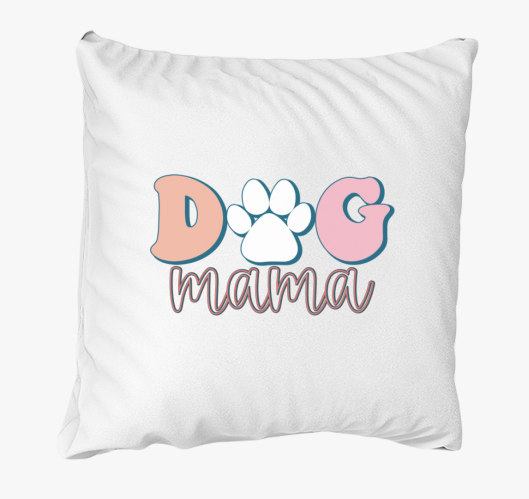 Dog Mama pasztell párna