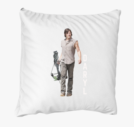 Daryl felirattal párna