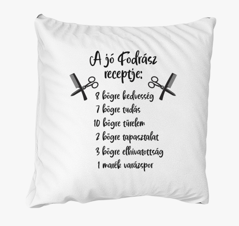 Fodrász recept párna