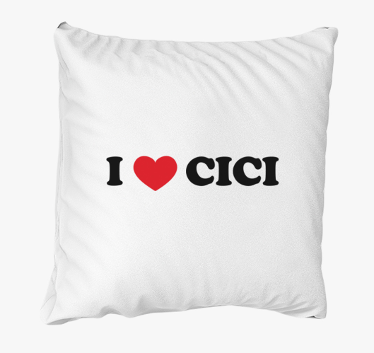 I love Cici párna