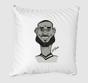 LeBron caricature párna