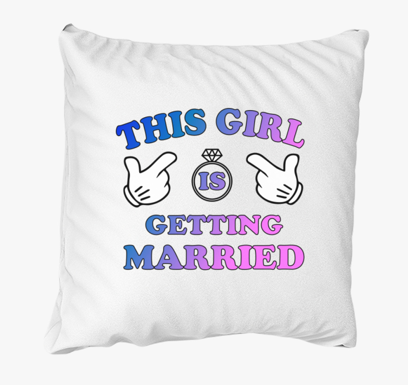 Ez a csaj férjhez megy leánybúcsús párna