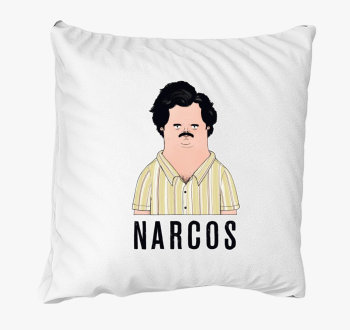 Escobar Cartoon - Narcos párna