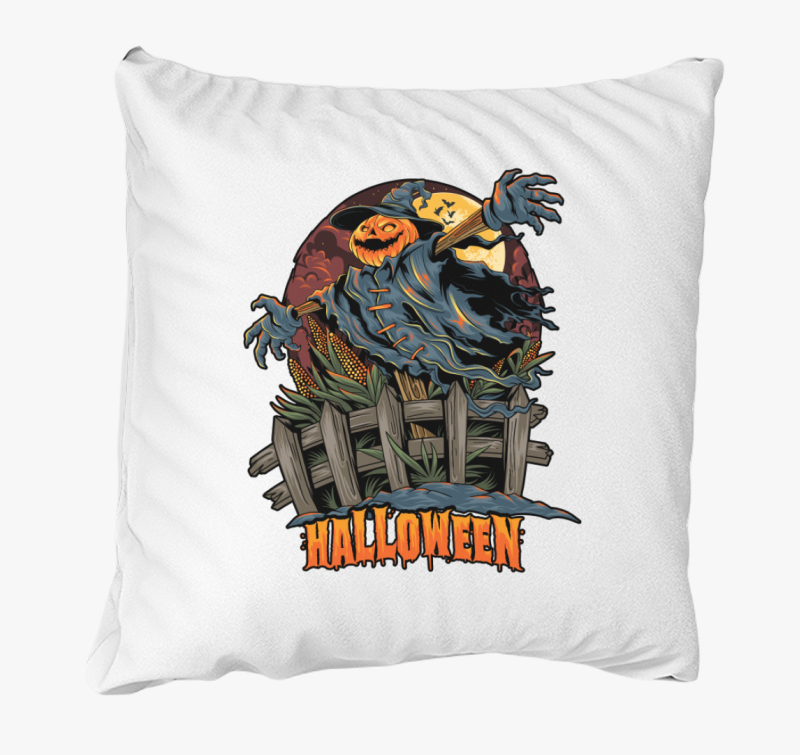 Félelmetes madárijesztős párna