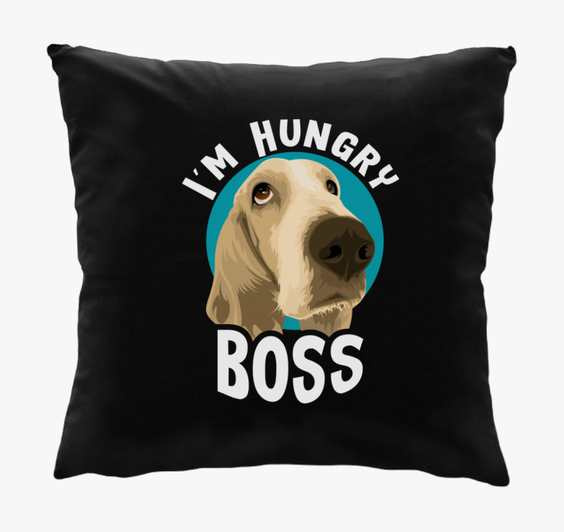 Éhes kutyás párna