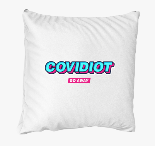 Covidiot párna