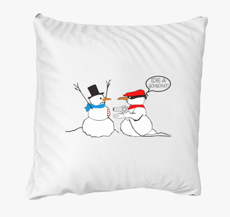 Rabló hóember párna