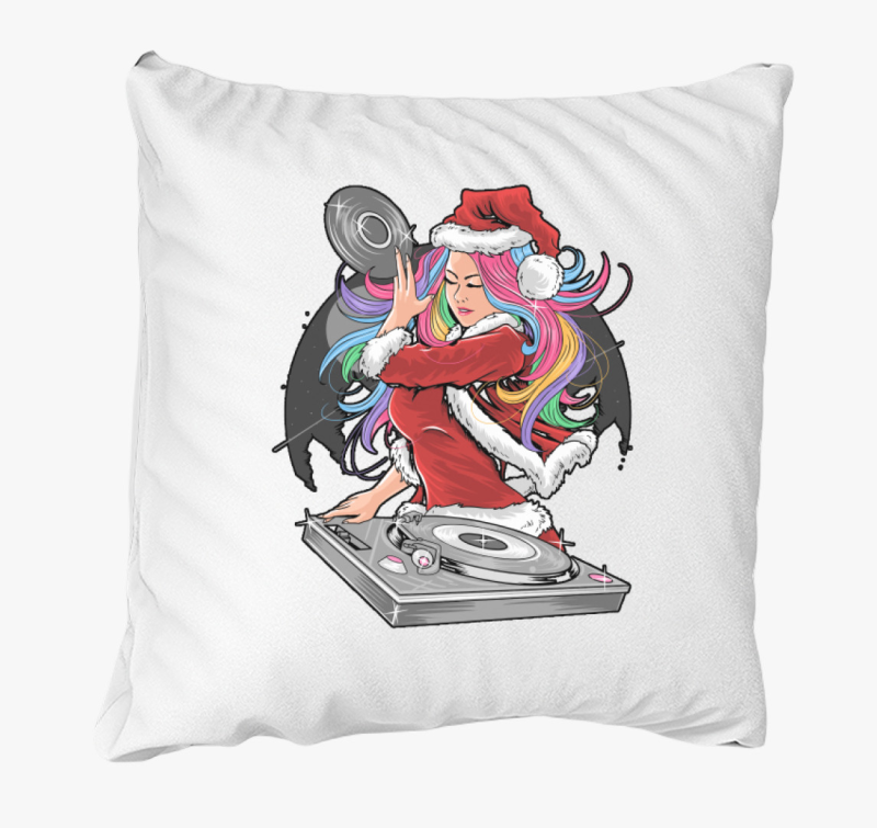 Csajos mikulásos párna