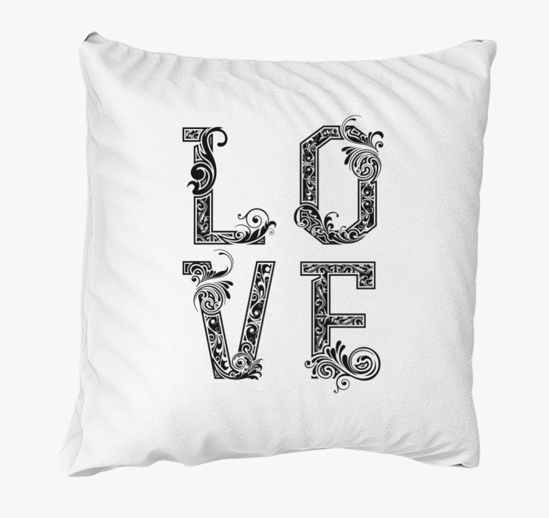 Szerelem feliratú párna hölgyeknek