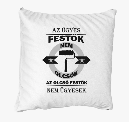 Ügyes festő párna