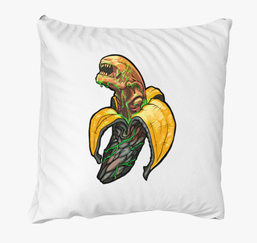 Alien banán párna