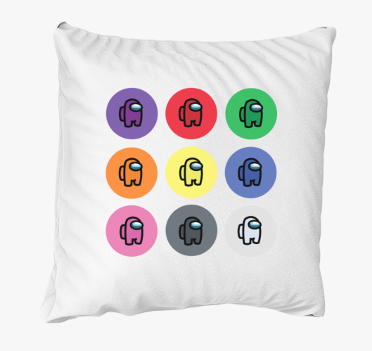 Among Us crewmates párna