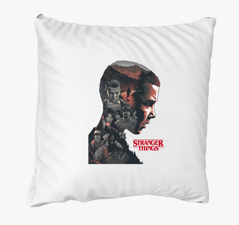 Stranger Things karakterek art párna