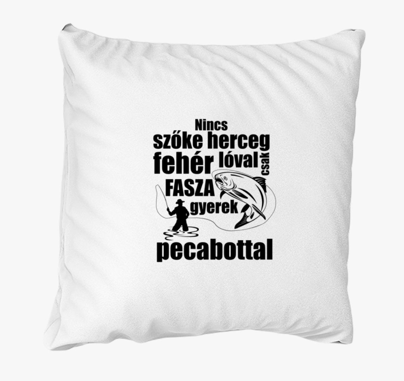 Szőke herceg pecabottal párna