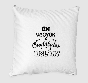 Csodálatos kislány párna