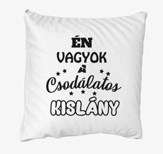 Csodálatos kislány párna
