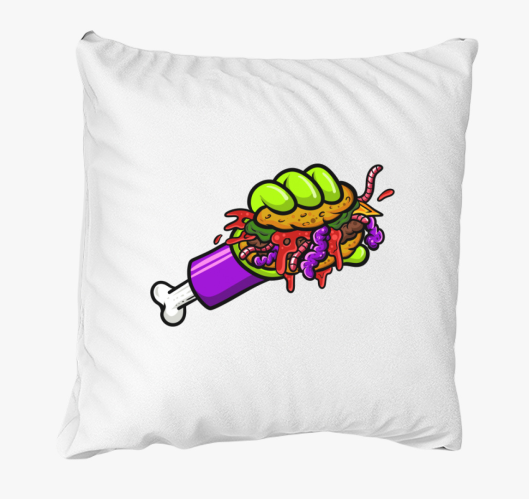 Zombi burgeres párna