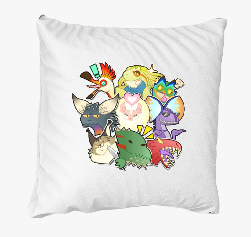 Monster Hunter World  szörnyek párna