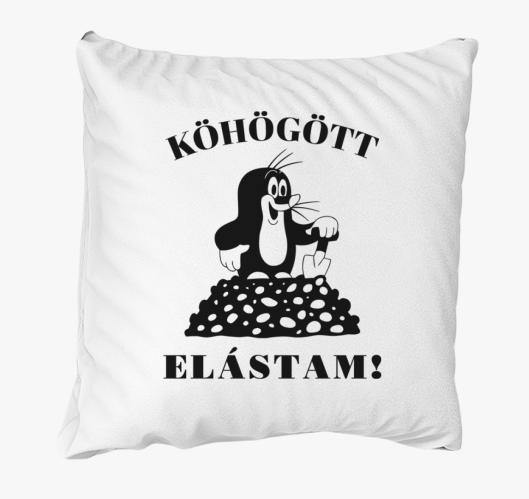 Köhögött elástam párna