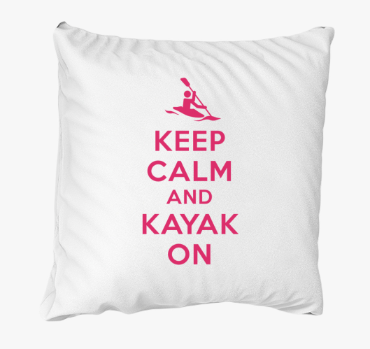 Keep calm keep kayak ON párna