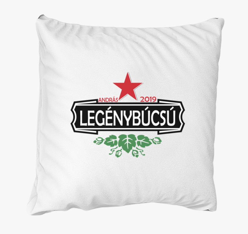 Heineken legénybúcsús párna