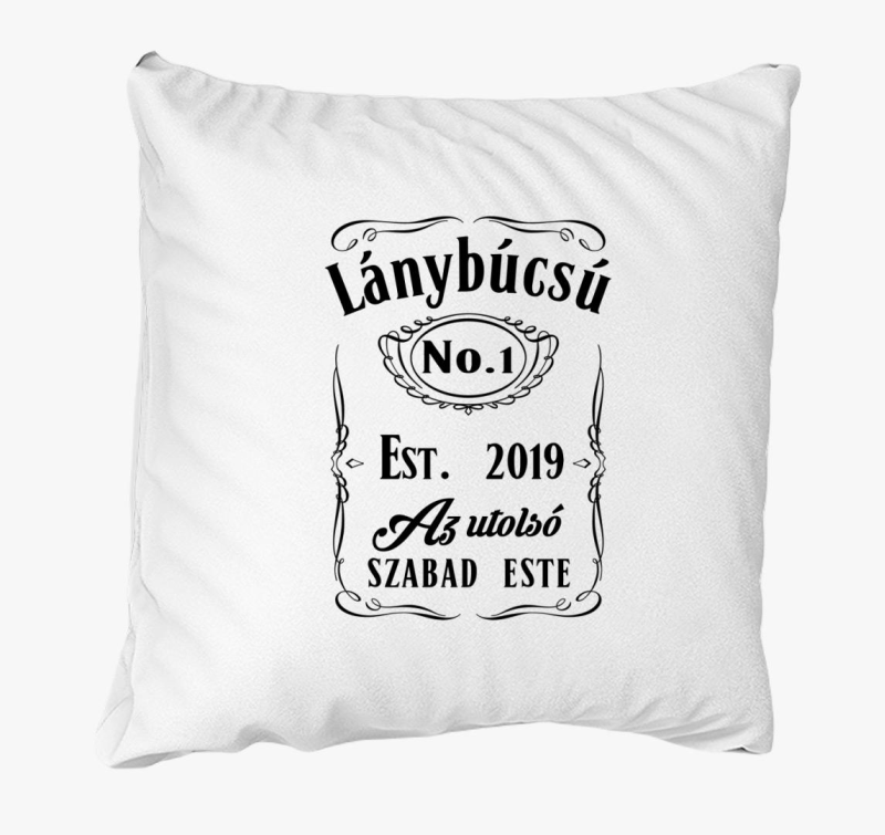 Lánybúcsú Jack Daniels párna