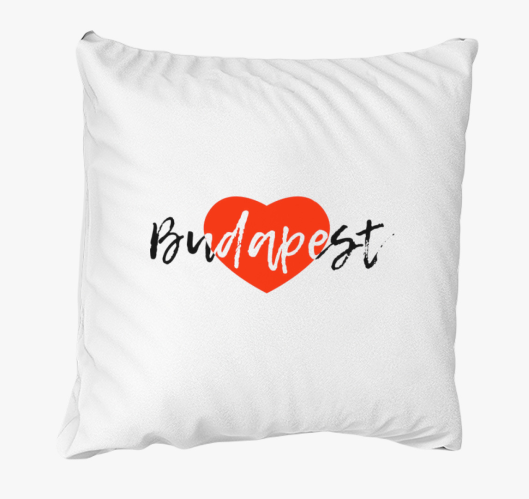 I Love Budapest párna