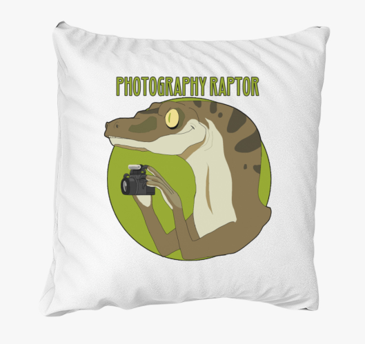 Fotográf Raptor párna