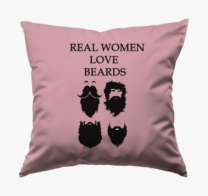 Az igazi nők szeretik a szakállat párna