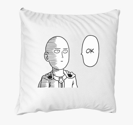 One Punch Man Saitama OK párna...