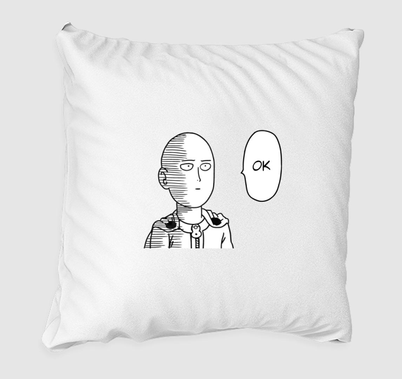 One Punch Man Saitama OK párna