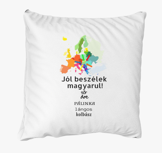 Jól beszélek magyarul párna