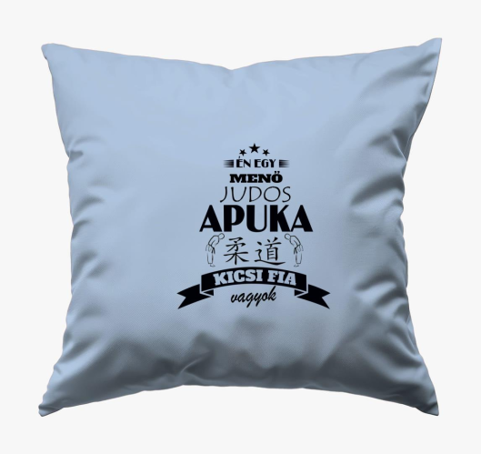 Judos apuka kisfia párna