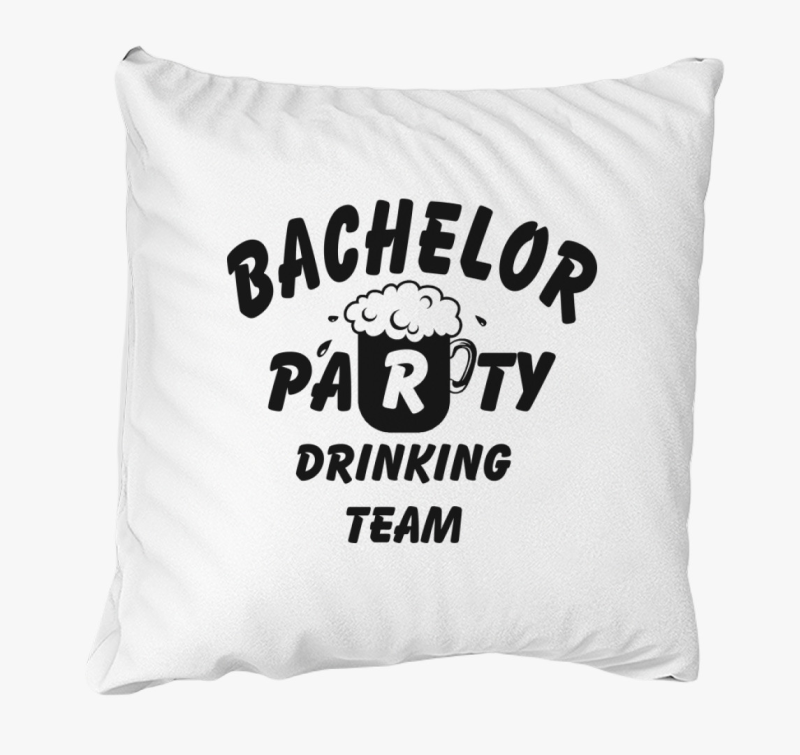 Legénybúcsú Bachelor party drinking team párna