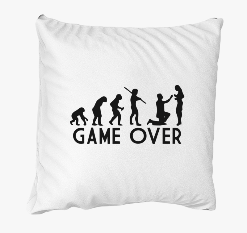 Férfi evolúció - Game over legénybúcsús párna