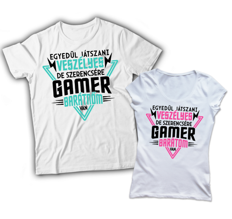 Egyedül játszani veszélyes női póló