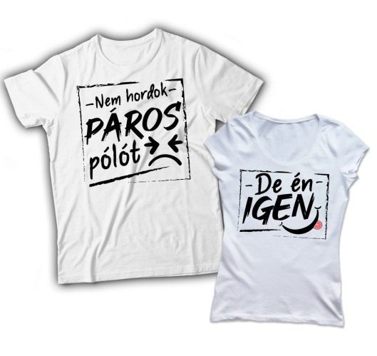 Páros de én igen póló...