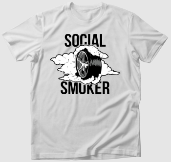 Social smoker póló
