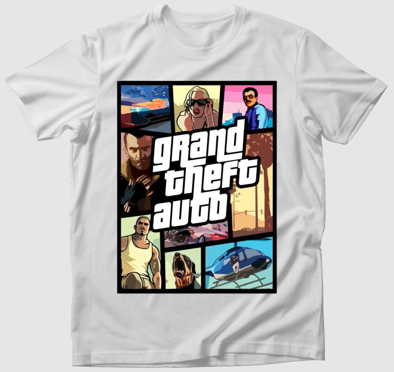 GTA poszter póló